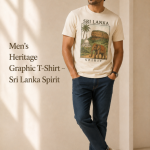 Men’s Heritage Graphic T-Shirt – Sri Lanka Spirit