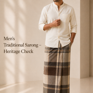 Men’s Traditional Sarong – Heritage Check