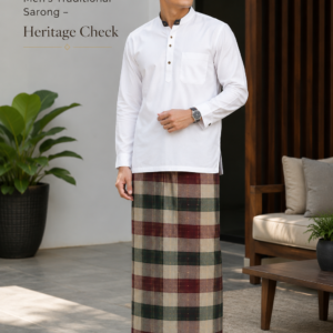 Men’s Traditional Sarong – Heritage Check