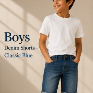 Boys Denim Shorts – Classic Blue