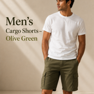Men's Cargo Shorts – Olive Green