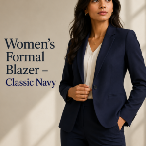 Women's Formal Blazer – Classic Navy